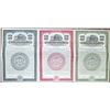 Image 1 : Missouri-Kansas-Texas Railroad Co. 1922 Specimen Bond Trio