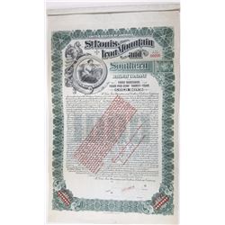 St. Louis. Iron Mountain and Southern Railway Co., 1903 Specimen Bond