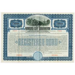 Kansas City Southern Railway Co., 1909 Specimen Bond