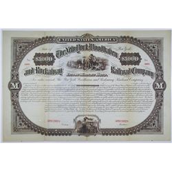 New York, Woodhaven and Rockaway Railroad Co. 1882 Specimen Bond Rarity