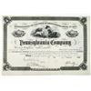 Image 1 : Pennsylvania Co. 1933 Stock Certificate Issued to and Signed by Pierre duPont