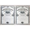 Image 1 : Greenville & Columbia Rail Road Co. 1875 Unissued Bond Pair