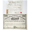 Image 1 : George K. Sistare Issued Stock Power and Bond Pair, 1863-1870