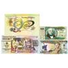 Image 1 : Group of De La Rue International Bank Note Society Advertising Notes 1988-1996 Quartet.