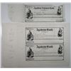 Image 1 : Agawam Bank, St. Nicholas National Bank of New York Proof Check Group, ca. 1880s