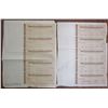 Image 1 : Union Trust Co. of New York, 1881 Unique Approval Proof Pair of Uncut Sheets of 5 Check Each.