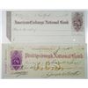 Image 1 : New York and New Jersey 1860's Purple Imprinted Revenues RN-B11 Pair