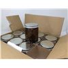 Image 1 : Case of 9oz Amber Jars (11ct)