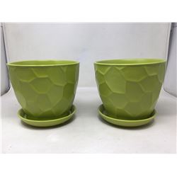 Planter Pots-Green (2)
