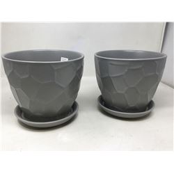 Planter Pots-Grey (2)