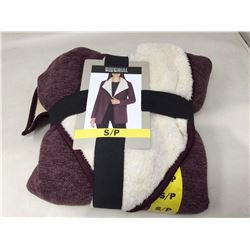 Nicole Miller Sherpa Lined Cardigan (S)