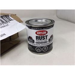 Krylon Rust Protector Semi-Gloss BlackÂ (4 x 237ml)