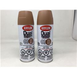 Krylon Dual Superbond Adobe Satin Spray Paint (2 x 340g)