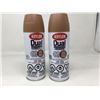 Image 1 : Krylon Dual Superbond Adobe Satin Spray Paint (2 x 340g)
