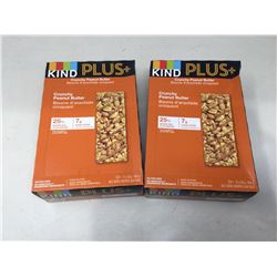 Kind Plus Crunchy Peanut Butter Bars (2 x 12 x 50g)