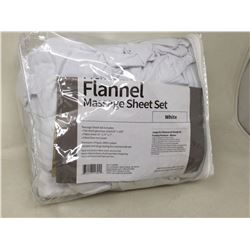 Flannel Massage Sheet Set