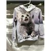 Image 1 : Graphic Kitten Hoodie (Size 130)