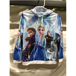 Graphic Frozen Hoodie (Size 150)