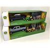 Image 1 : John Deer Animal Hauling sets (One Black/ One Grey Truck)