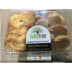 Case lot of Frozen Baketree Butter Palm Leaves pastry cookies 16 x 193g