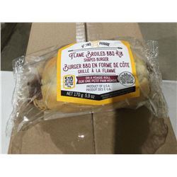 Case lot 12 of Grande Prairie flamed broiled BBQ Rib Burgers