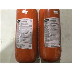 Burns Beer Sausage frozen case Lot of 2 -3.50KG