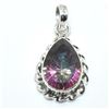 Image 4 : Silver Mystic(32.4ct) Earring Ring Pendant Set (~weight 14.95g), Suggested Retail Value $1200 (Estim