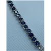 Image 2 : Natural Sapphire (12.08ct) Bracelet (~ weight 12.11gm), Suggested Retail Value $2,050.00