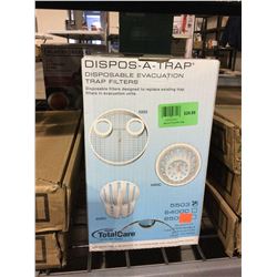 Dispos-A-Trap Disposable Evacuation Trap Filters
