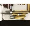 Image 1 : Wood Lathe Turning tools set Lot of 6