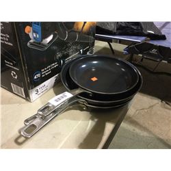 Blue Diamond Skillet Lot of 3