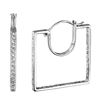 Image 1 : Natural 0.56 CTW Diamond Earrings 14K White Gold - REF-72M9F