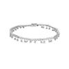 Image 1 : Natural 3.13 CTW Baguette & Diamond Bracelet 18K White Gold - REF-343Y8N