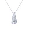 Image 1 : Natural 0.66 CTW Diamond Necklace 14K White Gold - REF-96Y3N