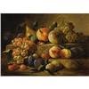 Image 1 : PAUL LACROIX-Two Tier Still Life with Fruit-
