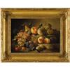 Image 3 : PAUL LACROIX-Two Tier Still Life with Fruit-
