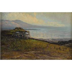 MARY DENEALE MORGAN, Monterey Bay, Oil on Canvas
