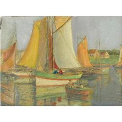 Style of EDGAR ALWIN PAYNE (American), Sailboats