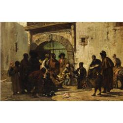 GEORGES JULES VICTOR CLAIRIN (French), Oil/Canva