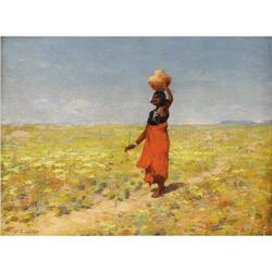 WILLIAM ROBINSON LEIGH - Blind Hopi Girl - 1915