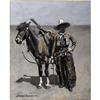 Image 1 : FREDERIC REMINGTON - A Mexican Buckaroo in Texas