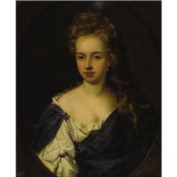 EUROPEAN SCHOOL, Portrait Of A Young Lady, o/c