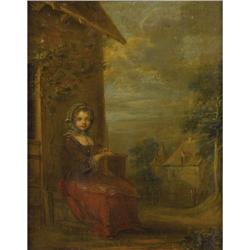 JEAN BAPTISTE CHARPENTIER (French), Farm Girl