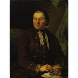 Attrib. JOHANN JOSEPH ZOFFANY (British) Portrait