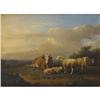 Image 1 : FRANCIS VANDEVERDONK - Sheep and Cow
