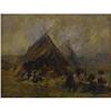 Image 1 : HANS LARWIN (Austrian), Camping Gypsies, o/c