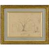 Image 4 : CAMILLE PISSARRO (French), Landscape, pencil