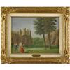 Image 4 : ANDRE BAUCHANT (French), Figures Outside Castle