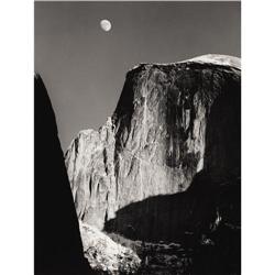 ANSEL ADAMS-Moon and Half Dome