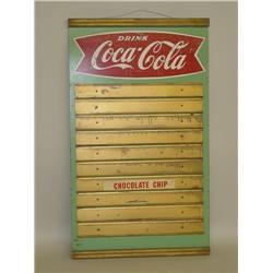VINTAGE COCA-COLA MENU BOARD "DRINK COCA-COLA" PANEL W/ 10 M